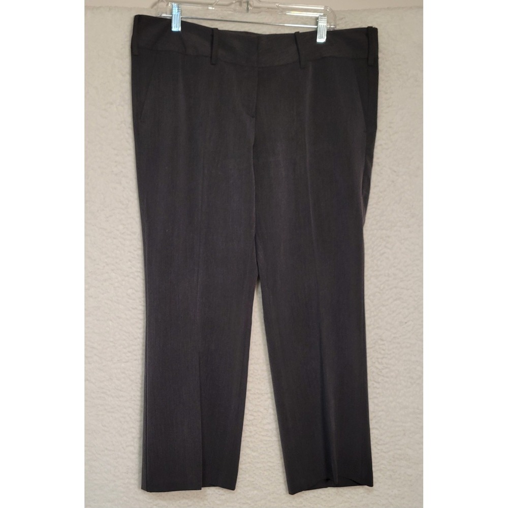The Limited Drew Fit Dress Pants Size 14 Womens Gray/Black Zip NWOT 1407